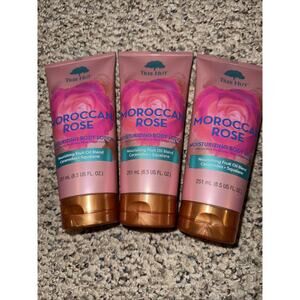 Lot Of 3 Tree Hut Moisturizing‎ Body Lotion - Moroccan Rose 8.5 Oz Sealed